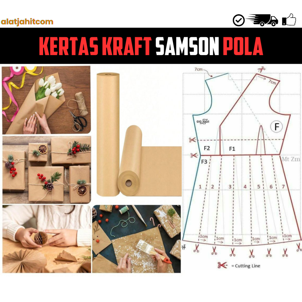 Kertas Pola samson - kertas kraft