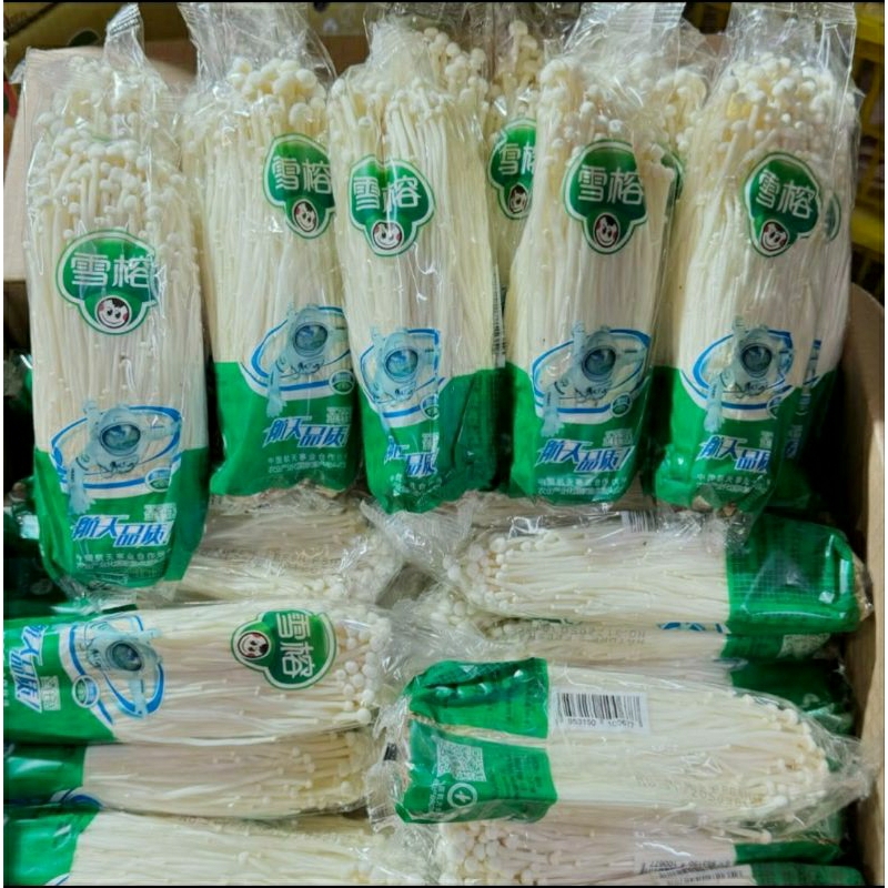 

[ISI 50PCS]JAMUR ENOKI ASTRONOT 1 DUS/5KG