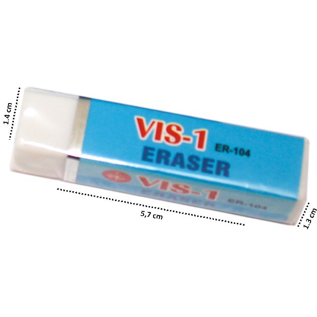 

VIS-1 Penghapus Panjang / Eraser ER-104 Putih (1 PCS)