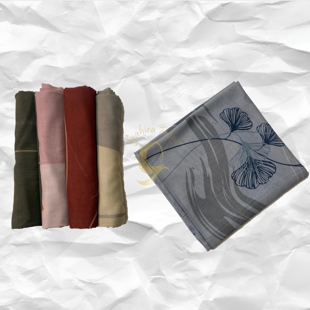 HIJAB NAPOCUT DEFFECT SALE Kerudung segi empat ukuran 115cm*115cm