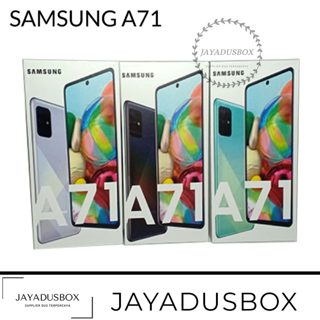 DUS BOX SAMSUNG A71 - FREE STIKER DAN FULLSET (CHARGER DAN HEADSET)