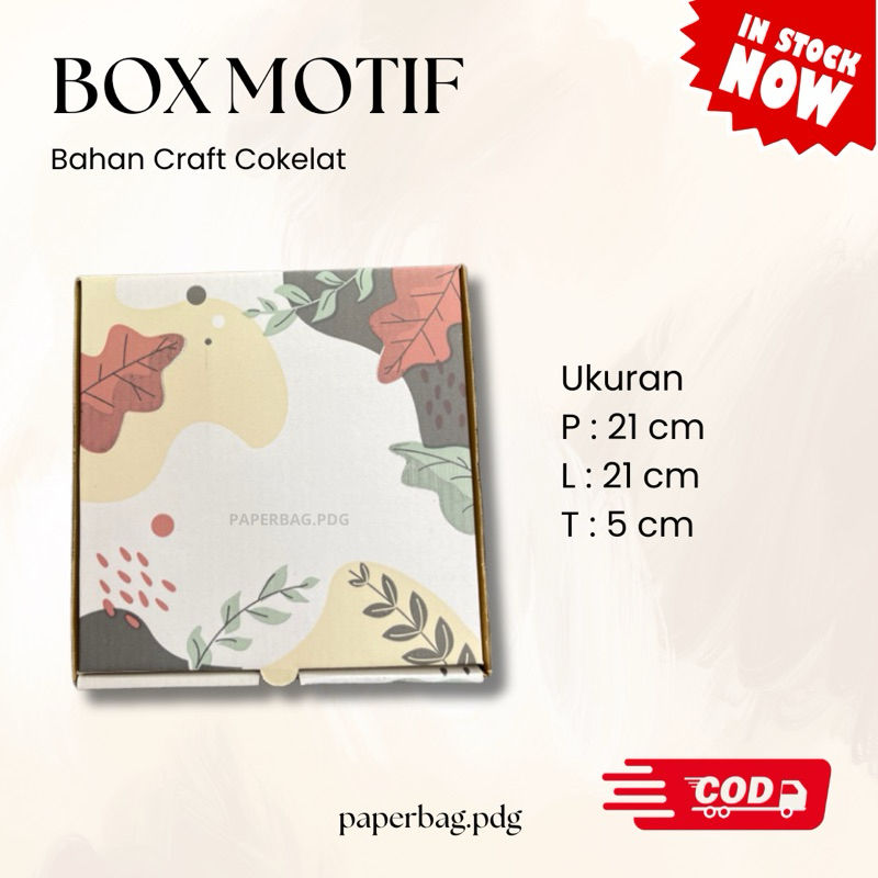 

Box Motif 21x21x5 cm LS | Ready Stock | Kotak Kado | Box Pizza | Karton | Box Polos | Kardus | Hampers | Ulangtahun | Kado | Brownies | Kue | Ied Mubarak | Telekung | Box Cantik | Box Motif Padang | Sumbar