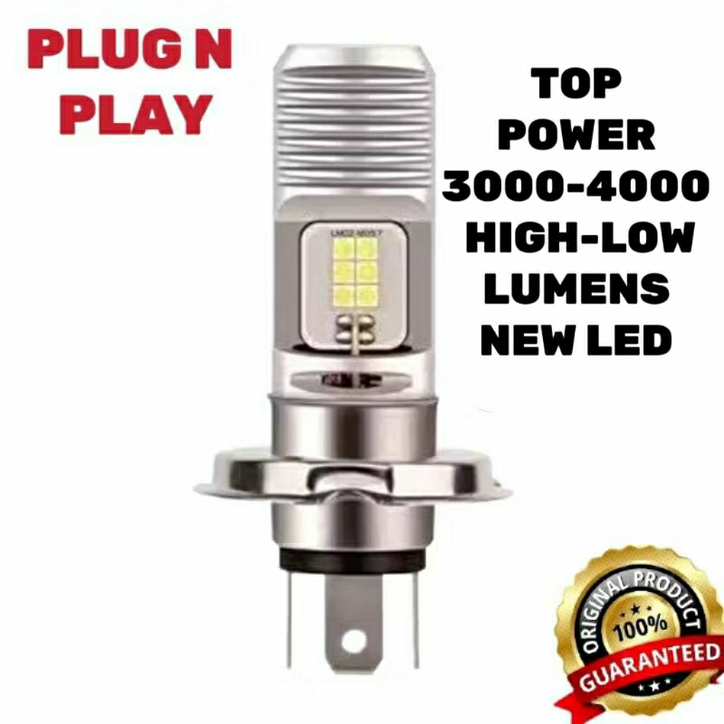 RB LAMPU DEPAN LED MOTOR SCOOPY FI 2012-2017 ORIGINAL H4