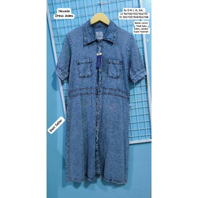 PROMOOO Dress Jeans Wanita Dewasa Original Brand Nevada