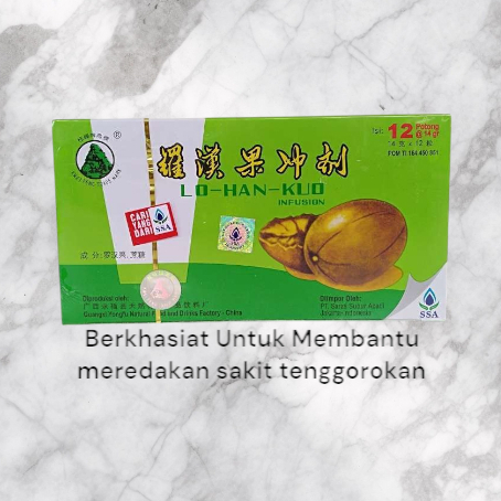 

Lo Han Kuo Lohankuo Lohan Kuo Infusion Untuk Membantu Meredakan Batuk Sakit tenggorokan