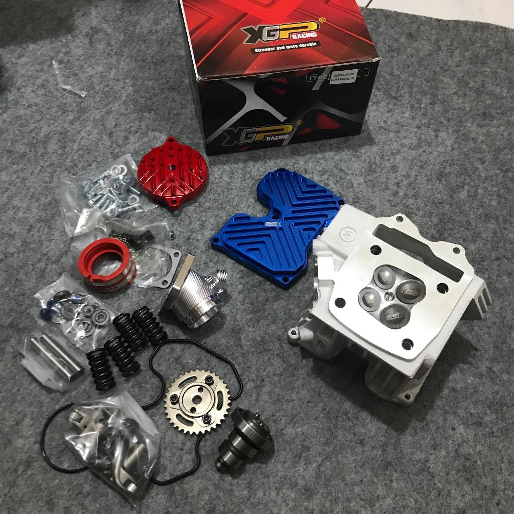 Kop Kharisma 4 klep supra 125 model jupiter mx bahan ceramic porting cnc xgp racing