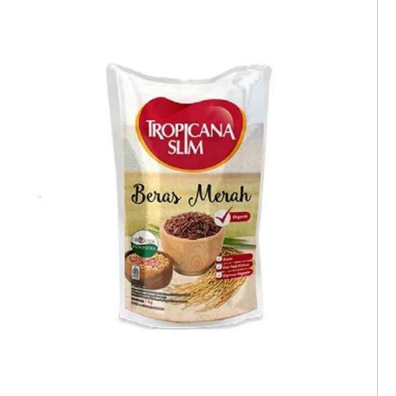 

Tropicana Slim Beras Merah Organik 1kg