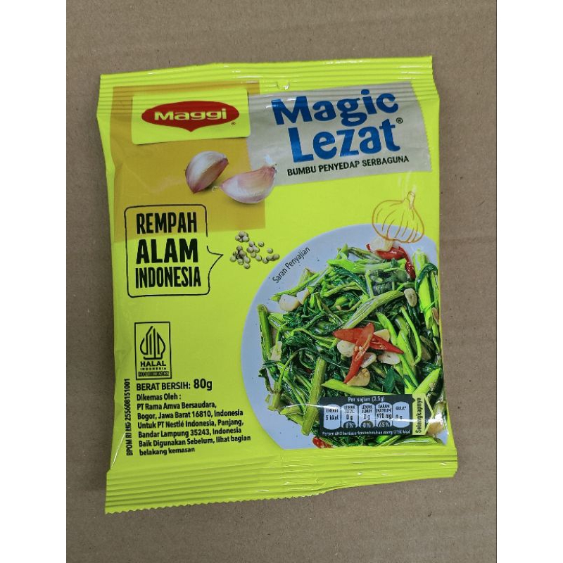 

Magi Magic Lezat Bumbu penyedap Serbaguna 80gr