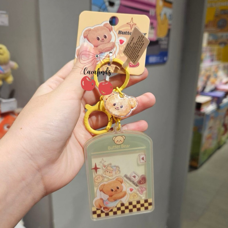 

OHSOME x ButterBear‼️Cahol / Acrylic Card Holder Keychain Butter Bear Collection