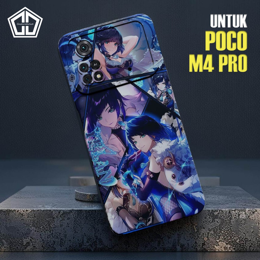 Casing POCO M4 PRO / CASE POCO M4 PRO -  GENSHIN IMPACT SOFTCASE PROCAMERA CASE HANDPHONE