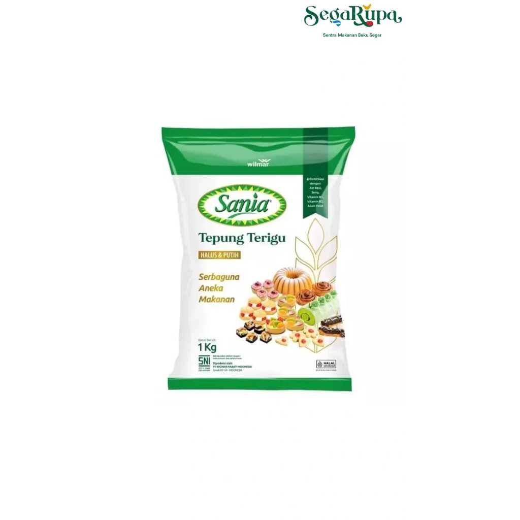 

SANIA TEPUNG TERIGU SERBAGUNA 1kg - SEGARUPA FROZEN FOOD & TOKO DAGING