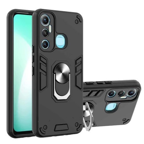 [ INFINIX SMART 8 | SMART 8 PRO | SMART 8 PLUS ] HARD CASE ROBOT + RING MAGNETIC HOLDER
