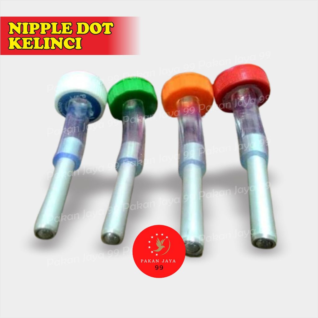 READY NIPLE NIPEL DOT KELINCI ISI 10 PCS TUTUP BOTOL RANDOM DOBEL BOLA GOTRI  ALAT MINUM KELINCI