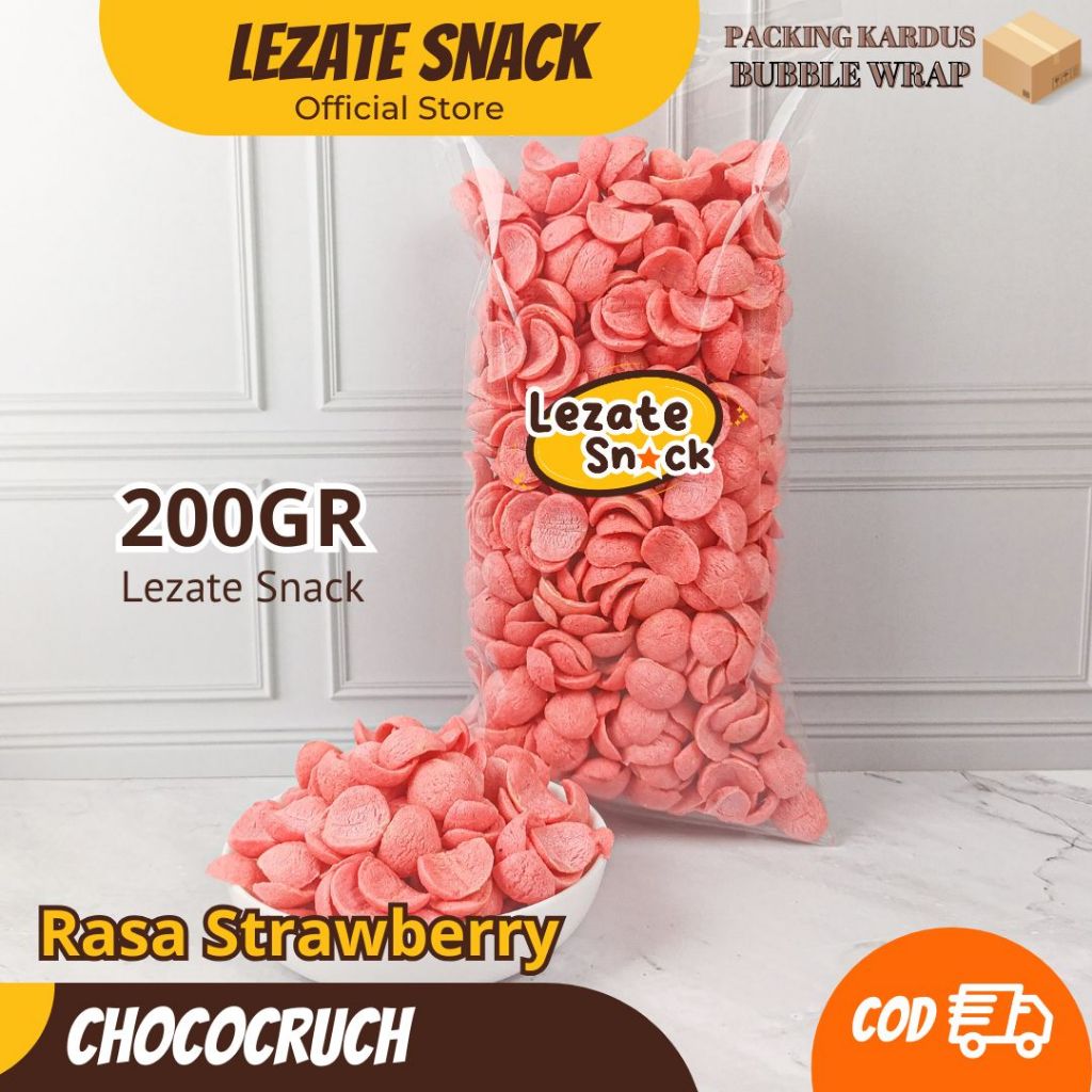 

Choco Crunch Sereal 200gr / Koko Crunch / Coco Crunch Kiloan / Choco Chips Simba / Lezate Snack strawberry LEZATE SNACK