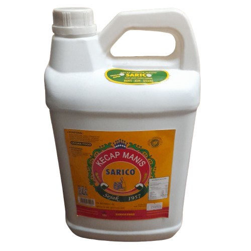 

Kecap Manis Gurih Vegetarian Sarico Super 5000 ml
