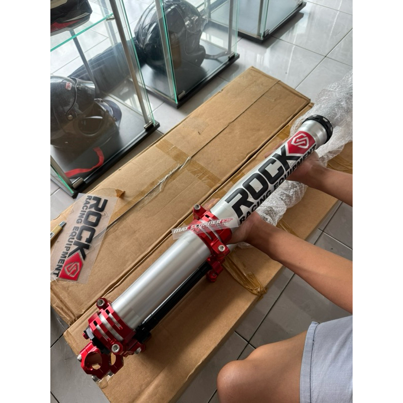Sticker Stiker USD ROCKS SUSPENSION RACING bukan WP Suspension decal for Motocross