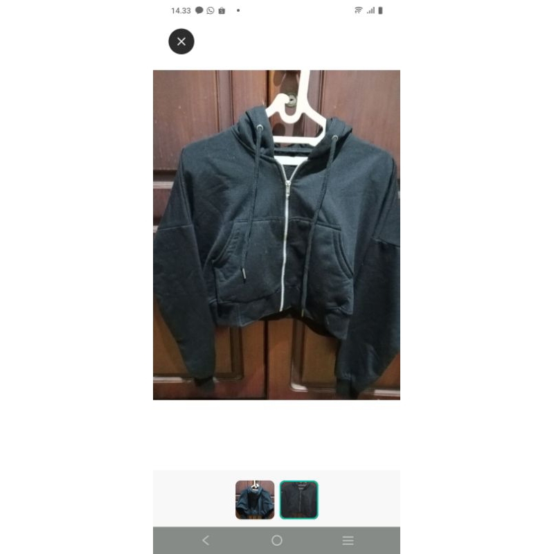 hoody/atasan kaos hoody second