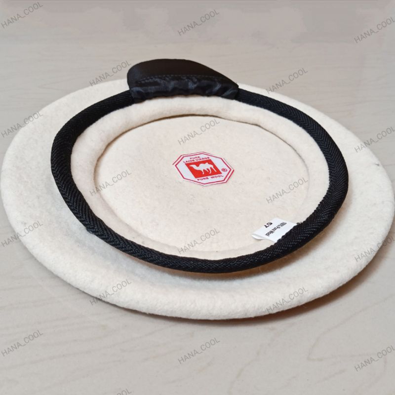 TOPI BARET CAMEL BROKEN WHITE