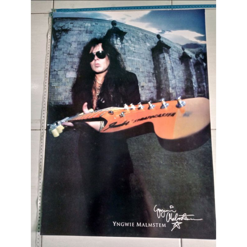 poster dinding/hiasan dinding kamar rumah dekorasi hobi (yngwie malmstem) jumbo