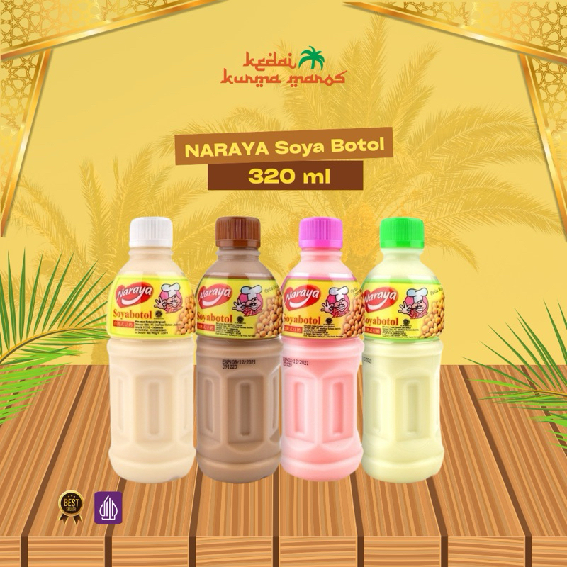 

Naraya Soya Botol 320ml, Susu Kacang Kedelai