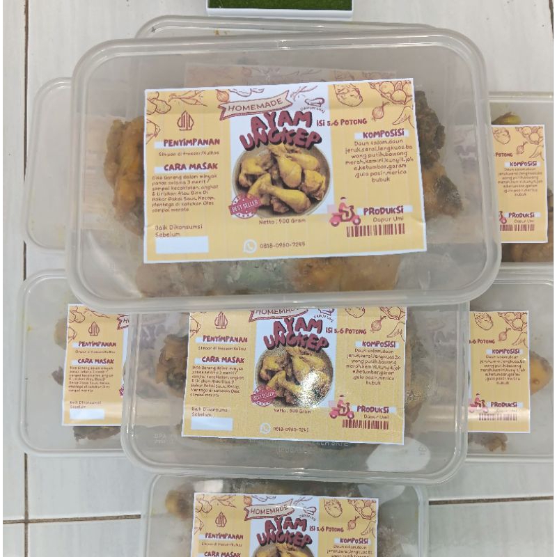 

Ayam Ungkep Rasa Spesial Khas Cianjur bisa di goreng atau di bakar