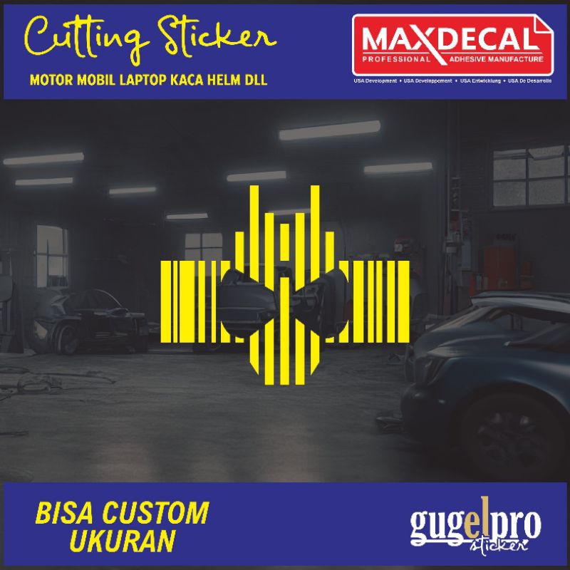 Stiker Kamen Rider Decade Cutting Sticker Motor Helm Laptop