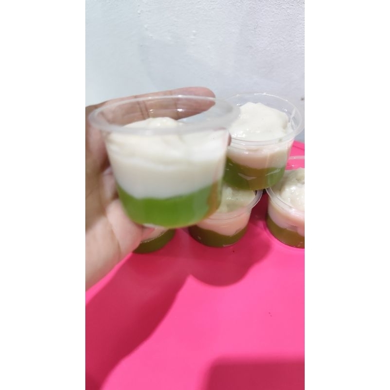 Bubur sumsum asli pandan suji per cup