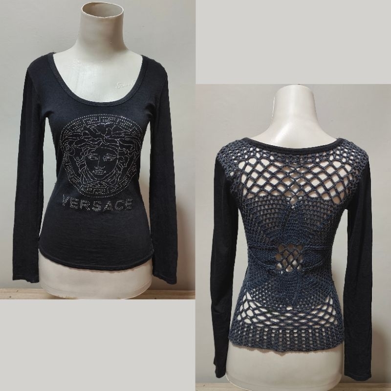 VERSACE t-shirt / kaos motif versace / kaos logo versace