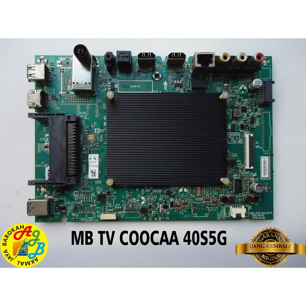MB MAINBOARD TV COOCAA 40S5G