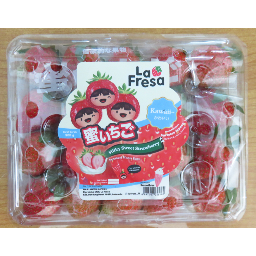 

La Fresa Strawberry Size B | Strawberry Kawaii | Buah Strawberry Varietas Jepang