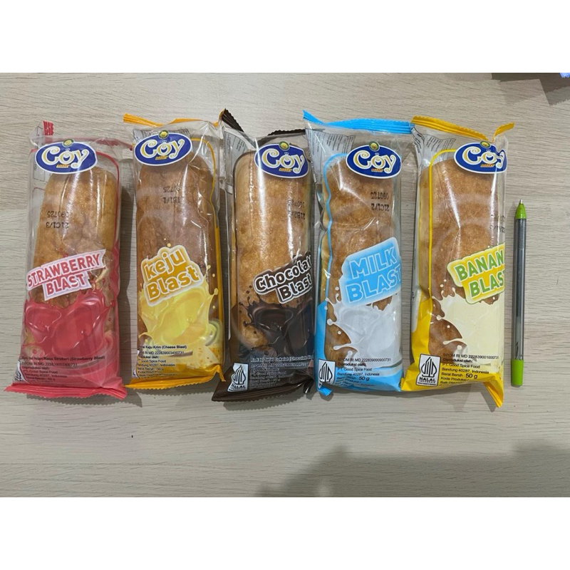 

COY bakery roti 50gram aneka rasa