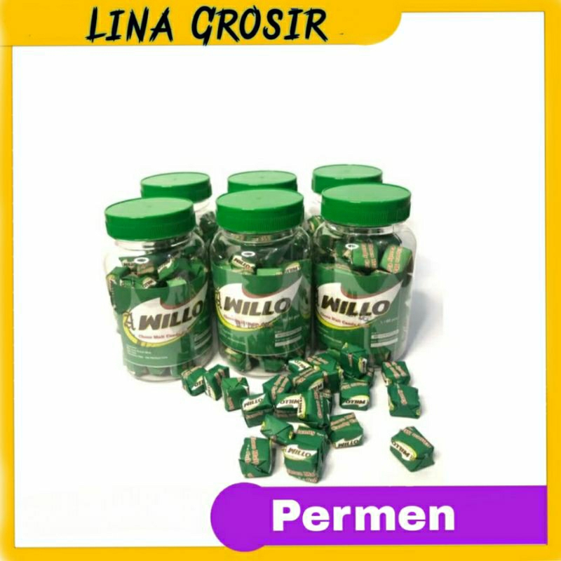 

Willo Chocolate Milk Candy Cube @ isi 60pcs