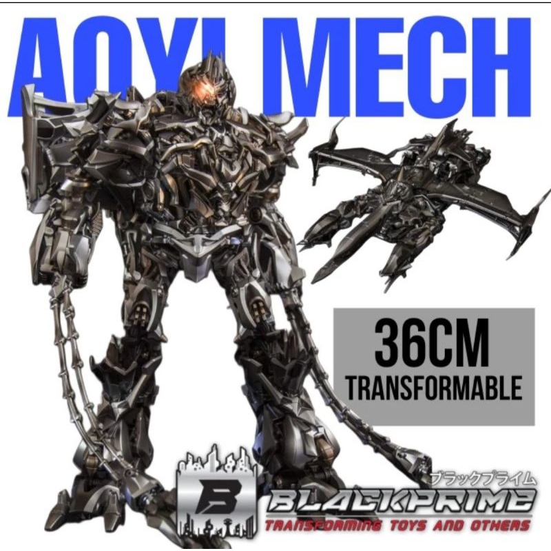 Aoyi LS-12 Megatron TFTM BMB LS12 Mainan Robot Jet Pesawat Terbang Action Figure