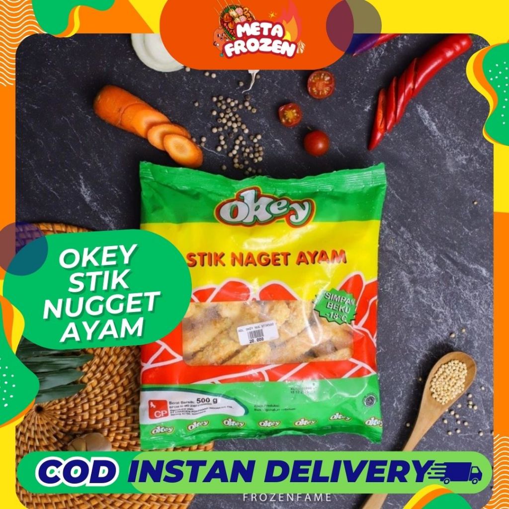 

Okey Stick Nugget Ayam 500 Gram – Lebih Praktis, Gurihnya Nempel di Lidah!