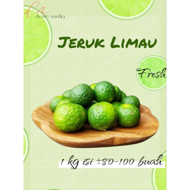 

Jeruk Limau Jeruk Sambal Fresh 1 kg Isi ±80 - 100 Buah