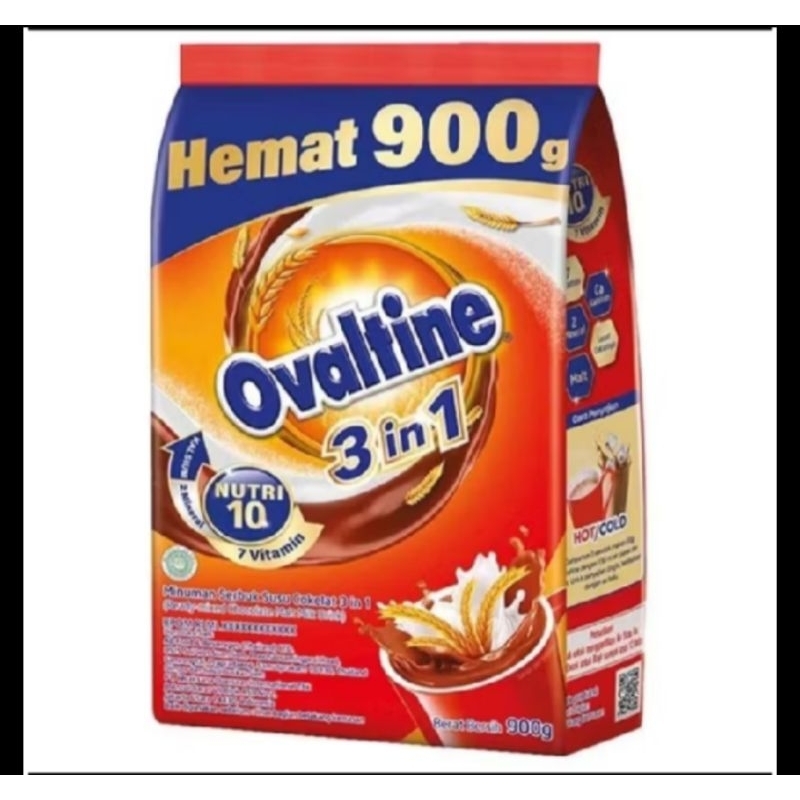 

ovaltine 3in1 susu bubuk coklat 900 gram