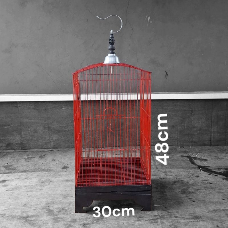 instant PROMO murah kandang besi kotak gantung sangkar besi kotak gantung masuk buat semua jenis bur