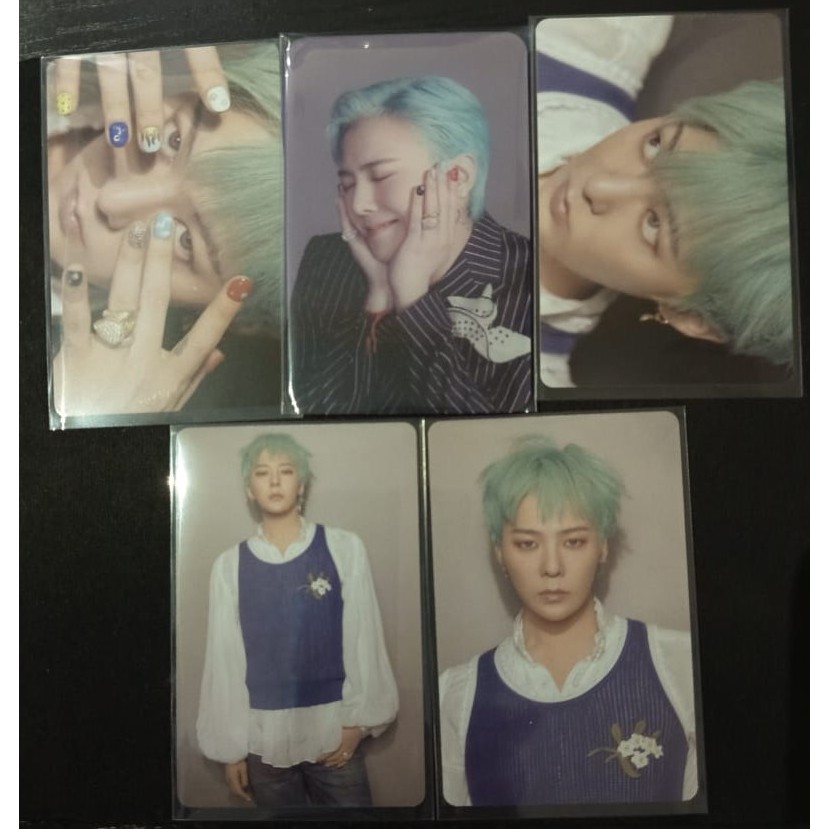 PC G-dragon Photocard Gdragon Bigbang G dragon Official