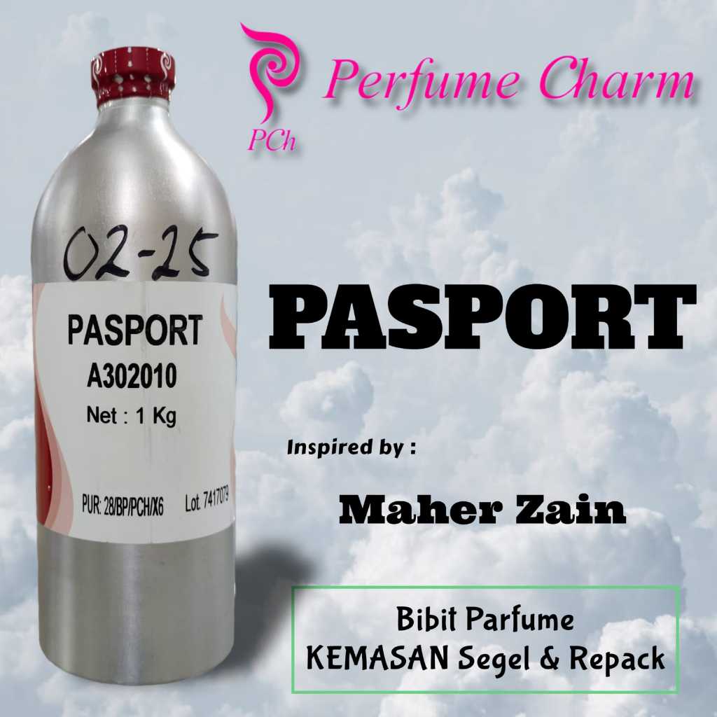 PCh - PASPORT | Bibit parfume murni pabrik kemasan Segel/Repack - Maher zain/paris passport