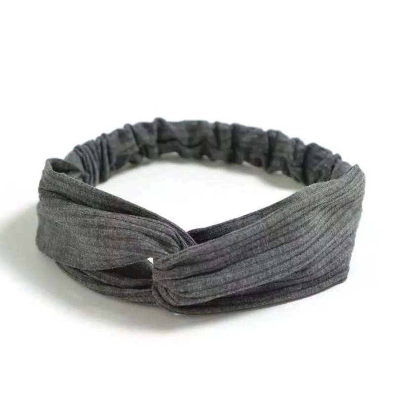 Bandana Kepala Wanita Abu Abu