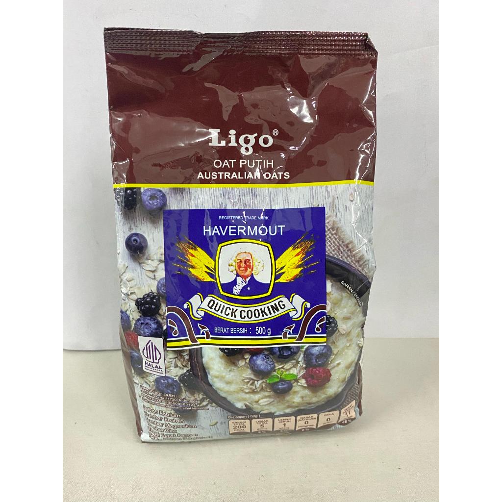 

LIGO HAVERMOUT WHITE OATS 500G