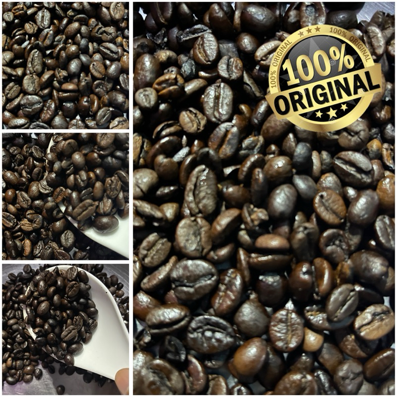 Biji kopi robusta Garut Asli roasted bean biji kopi sangrai 150gr