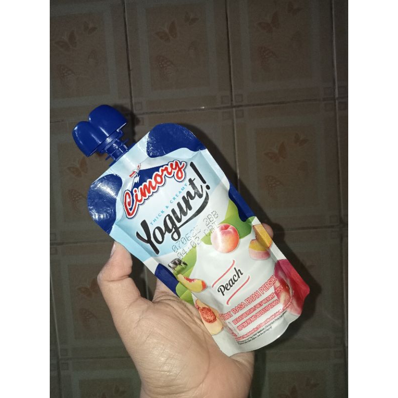 

Cimory yogurt squezee rasa PEACH expired Juni,juli,Agustus,September 2025
