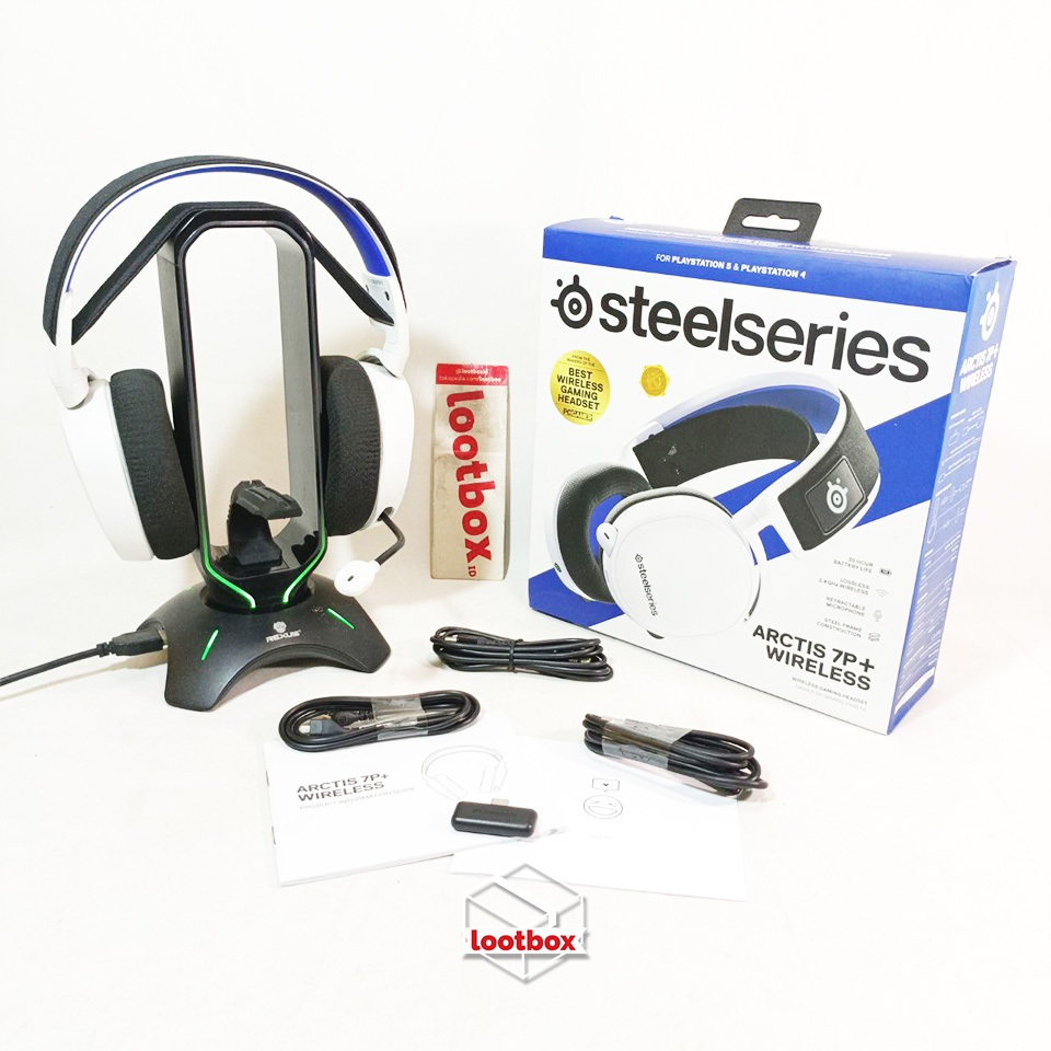Headset Gaming Wireless PC PS4 PS5 Steelseries Arctis 7P+ 7P Plus [SECOND]
