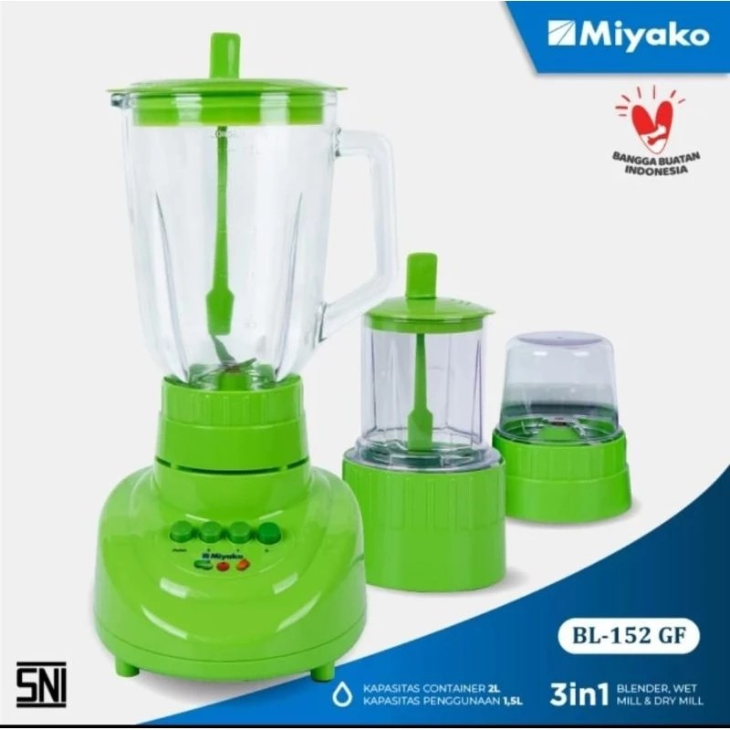 BLENDER MIYAKO BL-152GF blender serbaguna blender sayur blender bumbu blender jus blender es