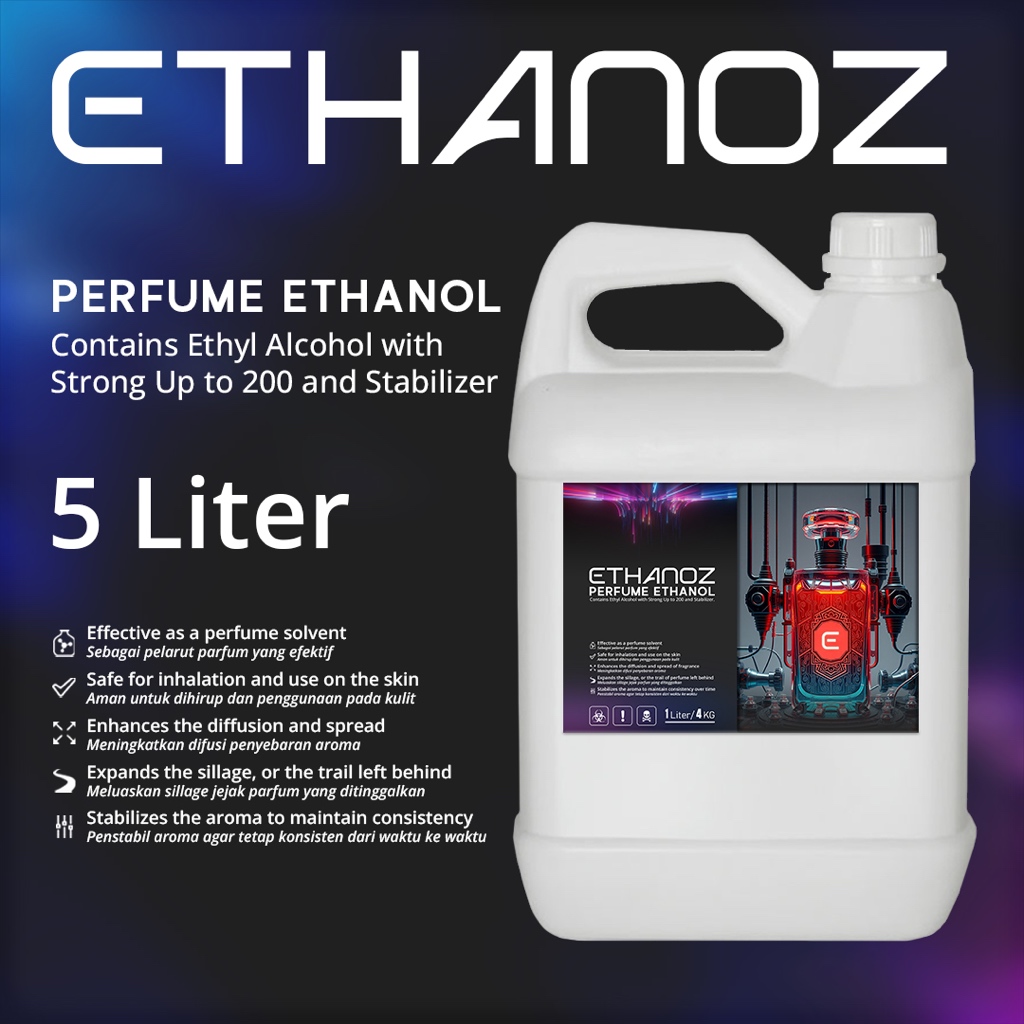 Etanol Parfum Ethanoz 5 Liter Ethyl Alcohol