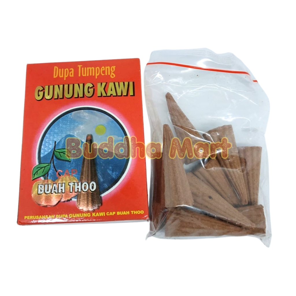 Hio Dupa Kerucut Gunung Kawi Merah / Dupa Tumpeng Gunung Kawi Merah
