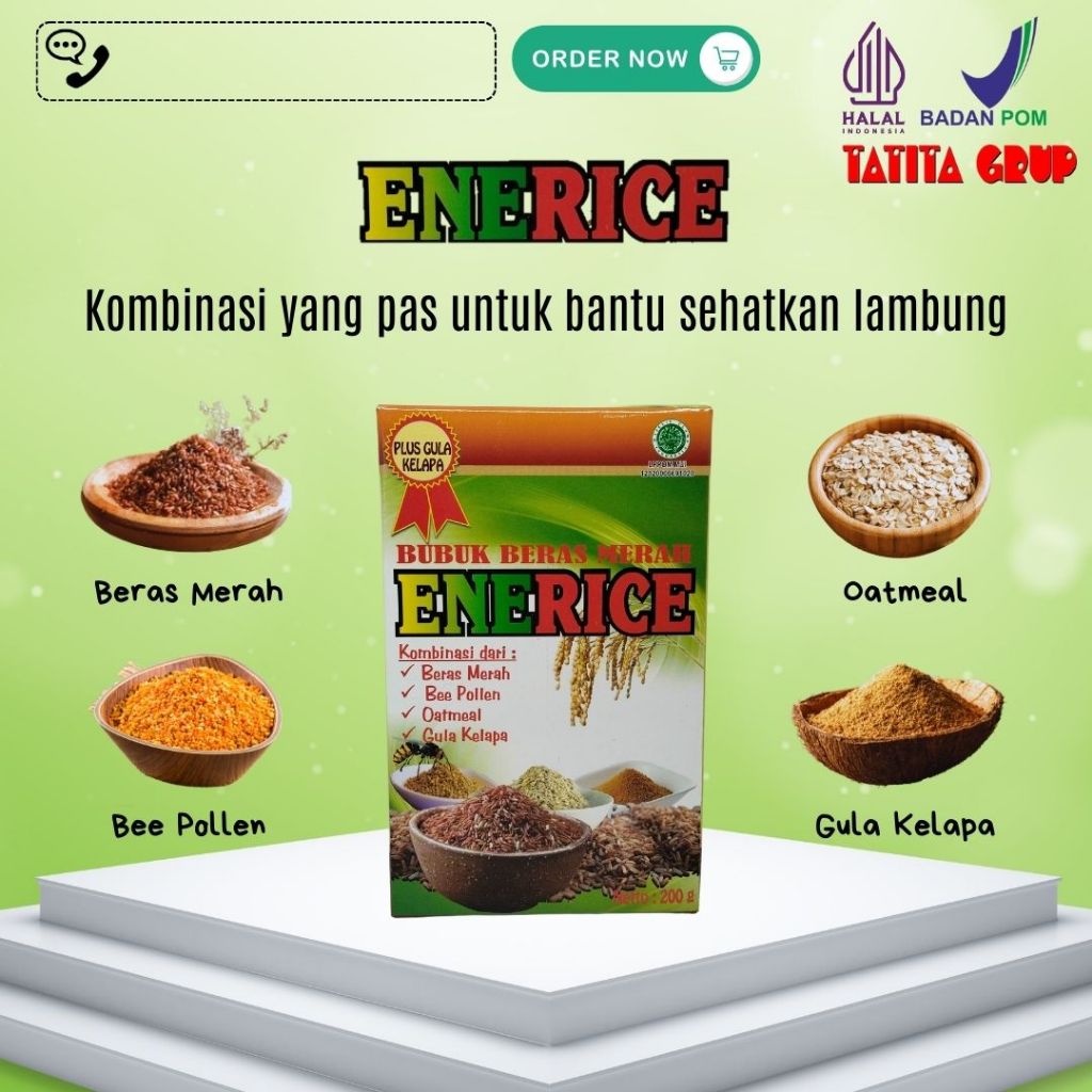 

Bubuk Beras Merah ENERICE