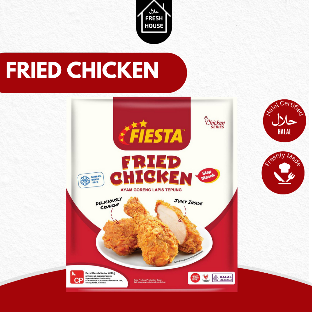 

FRIED CHICKEN FROZEN 400GR FIESTA