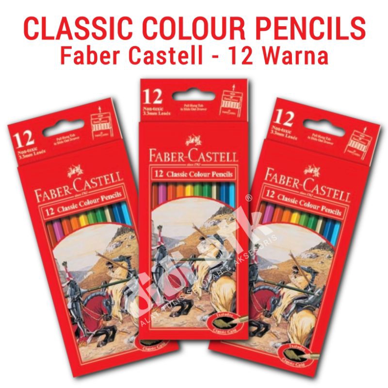 

Pensil Warna Faber Castell Classic Colour Pencils 12 Warna